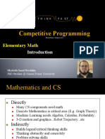 01 ACM - ICPC - Elementary Math - Introduction PDF