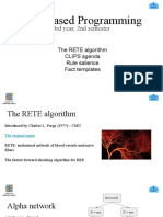 Rule Based Programming: 3rd Year, 2nd Semester