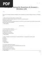 Wireless LAN - Computer Networks Questions & Answers - Sanfoundry1