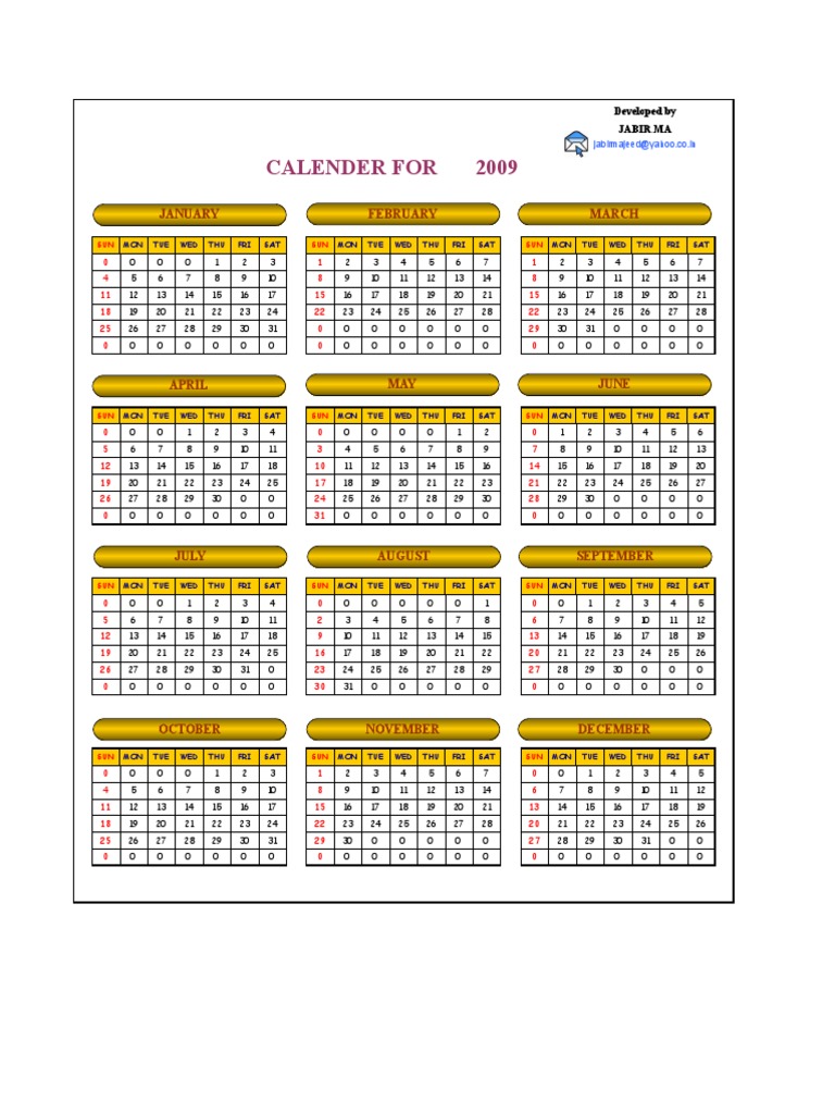 Calendar | PDF