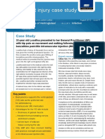 Treatment Injury Case Study PDF Format Template
