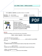 EPSE - Lección 11 - 2017-2018 Pedir Un Servicio