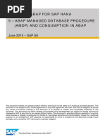 Codejam: Abap For Sap Hana 5 - Abap Managed Database Procedure (Amdp) and Consumption in Abap