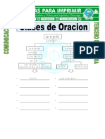 Ficha Clases de Oracion para Tercero de Primaria