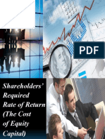 Power-Point - Chapter 3 Shareholders' Required Rate of Return (CAPM)