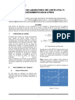 Informe Laboratorio Aeroelasticidad 1er Corte