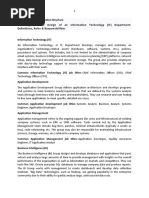 3 - IT Department Organization Structure