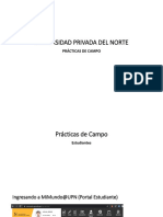 Prácticas de Campo UPN: Portal Estudiante