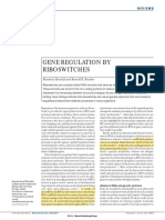 1 Gene Regulation by Riboswitches PDF