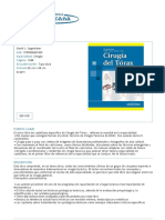 Cirugía Del Tórax PDF