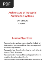 Architecture of Industrial Automation Systems: Unit-1 ECE361