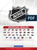 2018 2019 NHL Rulebook PDF