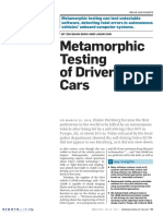 12 - Metamorphic Test of Driverless Car