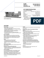 CAT Engine Specifications: 3516B Offshore Generator Set