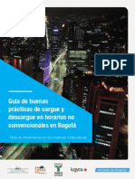 Guia de Buenas Practicas de Cargue y Descargue en Horarios No Convencionales en Bogota PDF