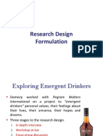 Research Design Formulation