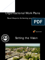 Organizational Work Plans: Road Maps To Achieving Your Vision