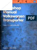 5 Speed Manual Gearbox 094 VW Transporter Dec 1982 PDF