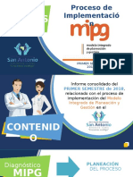 Avances Implementacion Mipg V2