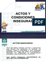 Actos y Condiciones Inseguras