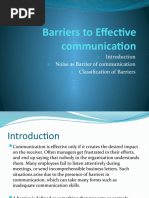 Barriers To Effective Communication