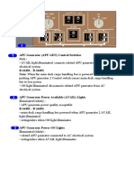 APU Generator (APU GEN) Control Switches