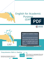 English For Academic Purpose (EAP)