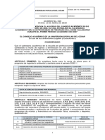 Acuerdo No. 018 del 15 de abril de 2020 modifica Calendario Académico 2020-1 Sede Valledupar