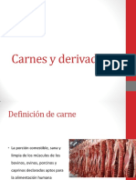 Carnes y Derivados: Composición y Propiedades