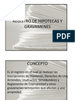 Registro de Hipotecas y Gravamenes