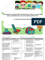 Planificación Anual Prebásica