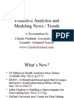 Predictive Modeling Analytics News Trends