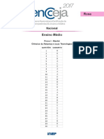 Gabarito - Medio - I - Rosa - Ciências Da Natureza PDF