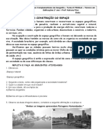 Atividades Sobre A Construção Do Espaço