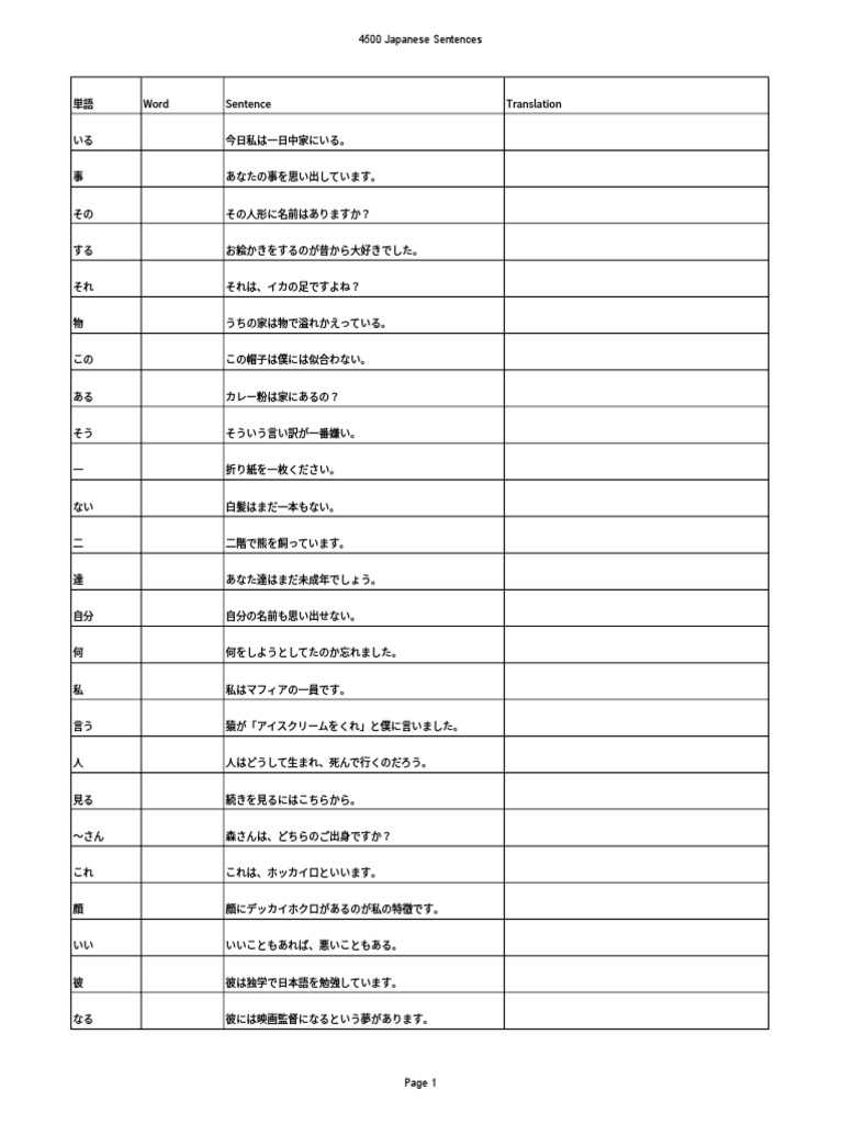 Japanese Words   PDF