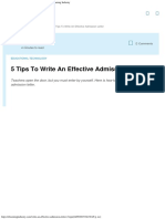 5 Tips To Write An Effective Admission Letter - Elearning Industry PDF