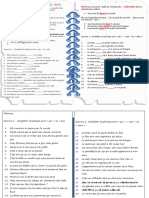 Pronoms Relatifs Qui Que Et Dont Exercice Grammatical Feuille Dexercices - 40663