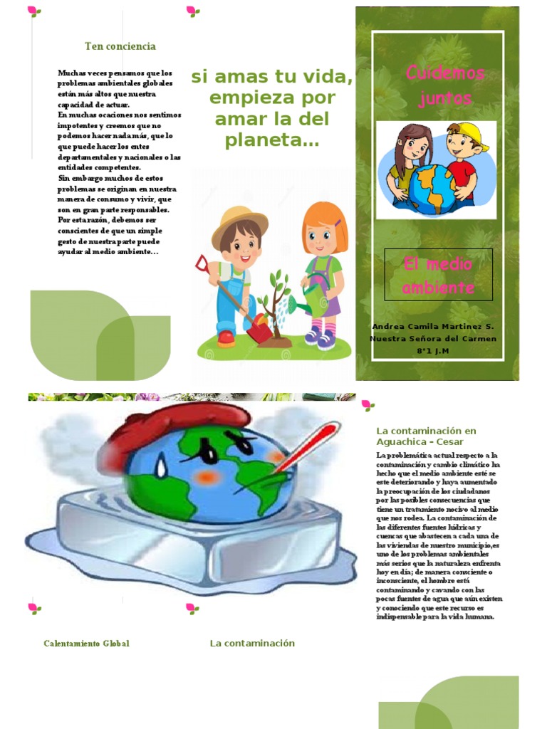 Acciones para Cuidar el Medio Ambiente | PDF | Contaminación | Entorno ...