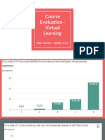 course evaluation - virtual learning