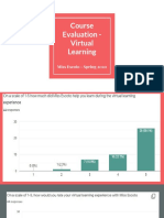 Course Evaluation - Virtual Learning