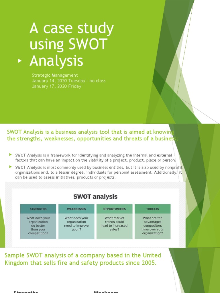 SWOT Analysis Case Study for Business | PDF | Swot Analysis | Business