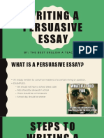 Persuasive Essay