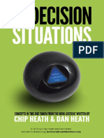 12 Decision Situations - 1: Chip & Dan Heath