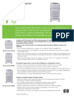 HP Laserjet 5550 Folleto