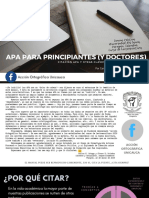 ORTEGA, C., y BOLAÑOS, Á. (2019) - APA para Principiantes (Y Doctores) - Ciencia Política - Unicauca. FB