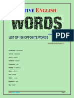 Opposite Words PDF