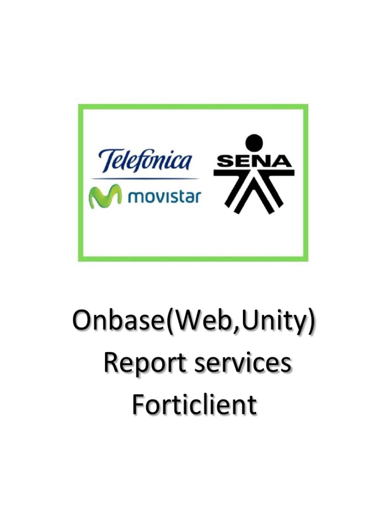 Manual de Onbase Unity Cliente Web PDF | PDF | Unidad (motor de juego ...