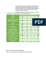 La Ley 1314 de 2009 Establece La Regulación de Las Normas Contables e Información Financiera en Colombia