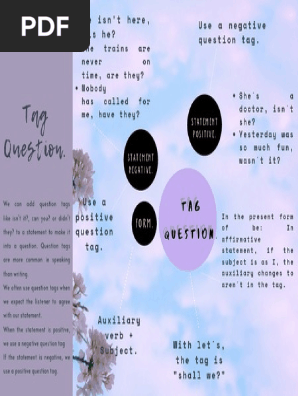 Tag question.