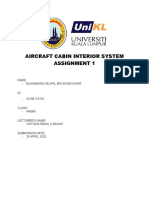 Assignment Question - Aircraft Cabin Interior System 2020 - Captain Ismail A Bakar
